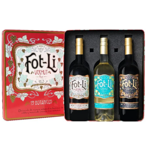 Fot-Li Reserva Mixto - Estuche de 3 Botellas Metalico