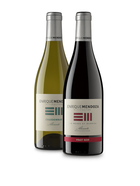 Enrique Mendoza Pinot Noir + Enrique Mendoza Chardonnay